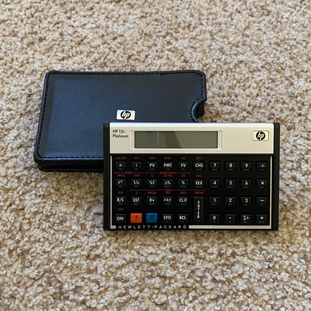HP 12C Platinum Financial Calculator